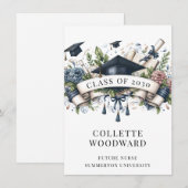 卒業ナース 招待状 (正面/裏面)