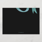 卒業ニュース招待状 招待状 (裏面)