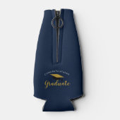 卒業ネイビーブルーグラードパーティー2025 カスタム ボトルクーラー (裏面)