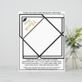 卒業ノートカード封筒紙 (スタンド正面)