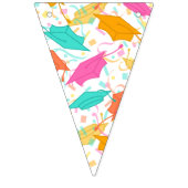 卒業ハットトス（トロピカル） バンティングフラッグ (第3の旗)