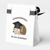 卒業ハリネズミのお祝い フェイバーボックス (裏面サイド)