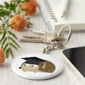 卒業ハリネズミ キーホルダー (側面)