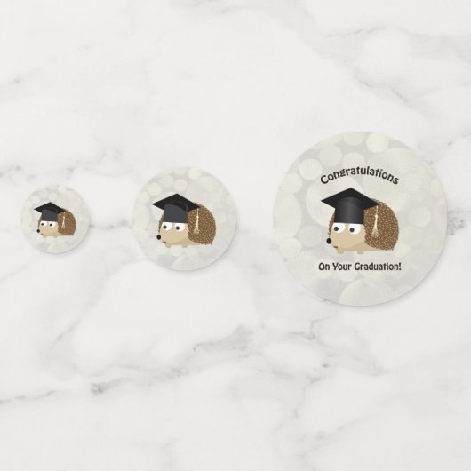 卒業ハリネズミ コンフェッティ (正面)