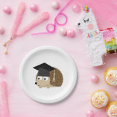 卒業ハリネズミ ペーパープレート (パーティー)