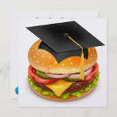 卒業ハンバーガー 招待状 (正面/裏面)
