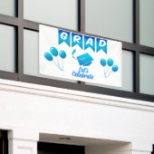 卒業バナー 横断幕 (ビルの外側)