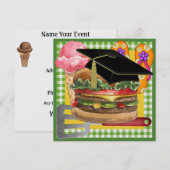 卒業バーベキュー#2!SRF 招待状 (正面/裏面)