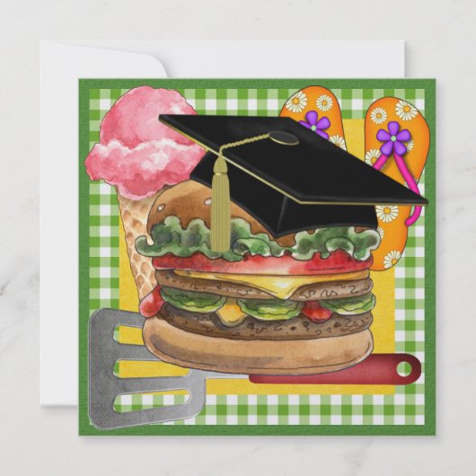 卒業バーベキュー#2!SRF 招待状 (正面)