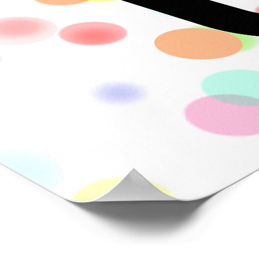 卒業パーソナライズされたおめでとうポスター ポスター (角)