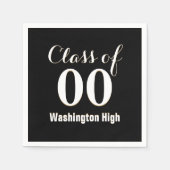 卒業パーソナライズされたの種類 スタンダードカクテルナプキン (正面)