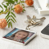 卒業パーソナライズされたキーチェーン キーホルダー (側面)