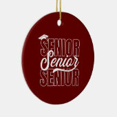 卒業パーソナライズされたギフトオーナメント セラミックオーナメント (右)