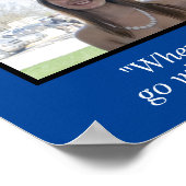 卒業パーソナライズされたギフト卒業フレーム ポスター (角)