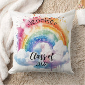 卒業パーソナライズされたギフト装飾用クッション クッション (ブランケット)