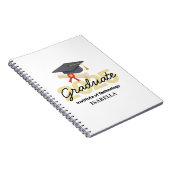 卒業パーソナライズされたギフト – 2025年クラス ノートブック (右側)