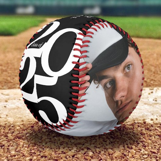 卒業パーソナライズされたシニア2025写真 野球ボール