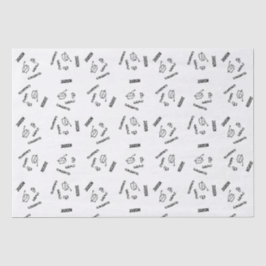 卒業パーソナライズされたティッシュペーパー 薄葉紙