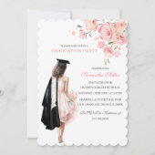 卒業パーソナライズされたテンプレート 招待状 (正面)