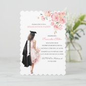 卒業パーソナライズされたテンプレート 招待状 (スタンド正面)