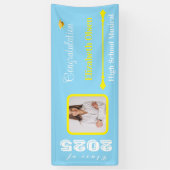 卒業パーソナライズされたバナー写真、名前2025 横断幕 (縦)