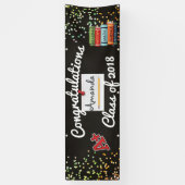 卒業パーソナライズされたバナー – 大 横断幕 (縦)