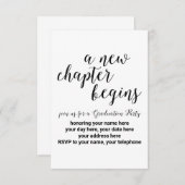 卒業パーソナライズされたパーティー招待状 サンキューカード (正面/裏面)