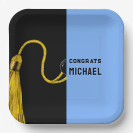 卒業パーソナライズされたパーティ紙プレート ペーパープレート