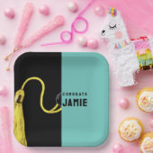 卒業パーソナライズされたパーティ紙プレート ペーパープレート (パーティー)