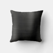 卒業パーソナライズされたブラック&金ゴールドスター クッション (裏面)