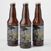 卒業パーソナライズされたボトルラベル ビールラベル (ボトル)