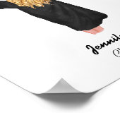 卒業パーソナライズされたポスター ポスター (角)