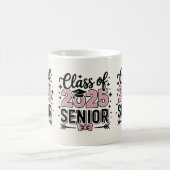 卒業パーソナライズされたマグ – 2025年クラス コーヒーマグカップ (中央)