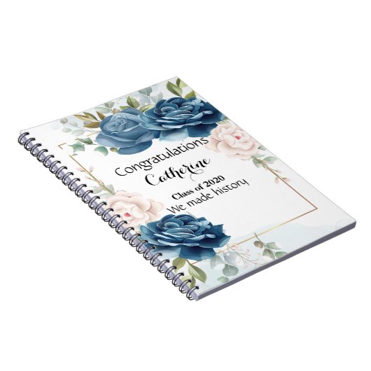 卒業パーソナライズされたメモブック ノートブック (右側)