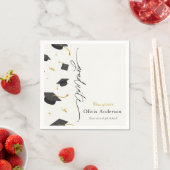 卒業パーソナライズされた会 スタンダードカクテルナプキン (インサイチュ)