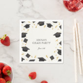 卒業パーソナライズされた会 スタンダードカクテルナプキン (インサイチュ)