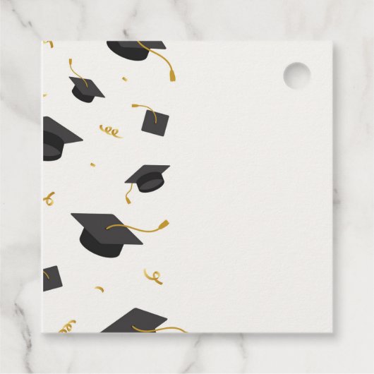 卒業パーソナライズされた会 フェイバータグ (裏面)