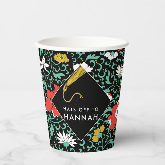 卒業パーソナライズされた会 紙コップ (正面)