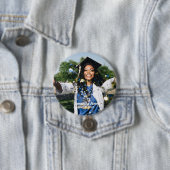 卒業パーソナライズされた写真と名前 缶バッジ (インサイチュ)