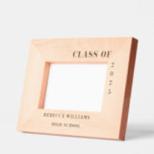 卒業パーソナライズされた写真枠 レーザー彫刻フレーム (左)