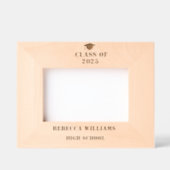 卒業パーソナライズされた写真枠 レーザー彫刻フレーム (正面)