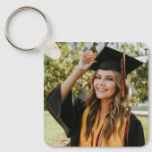 卒業パーソナライズされた写真 キーホルダー (正面)