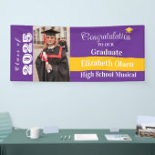 卒業パーソナライズされた写真、名前 横断幕 (トレードショー)