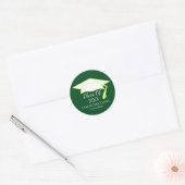 卒業パーソナライズされた封筒用シール ラウンドシール (封筒)