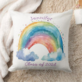 卒業パーソナライズされた枕 クッション (ブランケット)