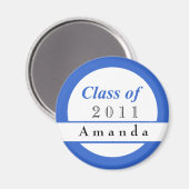 卒業パーソナライズされた磁石 マグネット (正面/裏面)