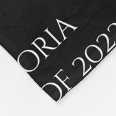 卒業パーソナライズされた記念クラス フリースブランケット (角)