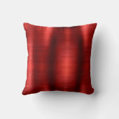 卒業パーソナライズされた赤と金ゴールド クッション (裏面)