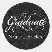 卒業パーソナライズされた黒エレガント卒業