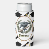 卒業パーソナライズされた スリム缶クーラー (Seltzer正面)